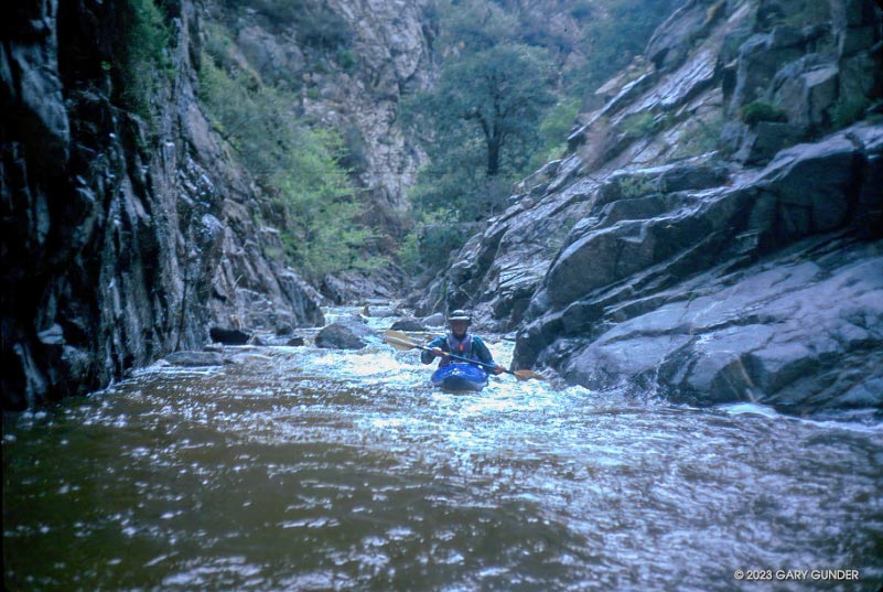 Section of Arroyo Seco below Royal Falls and upstream of Long Canyon.