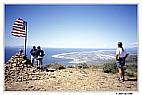 Summit of Mugu Peak. Pt. Mugu in background. (Southern California)