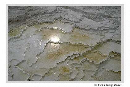 Travertine, Yellowstone