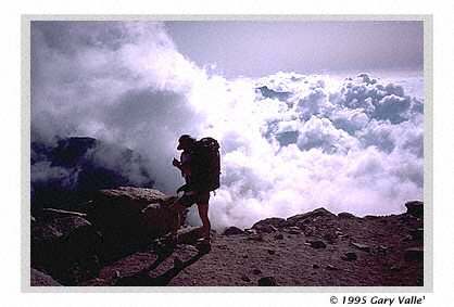 THE SIERRA, Mineral King, Clouds Near Sawtooth Pass 