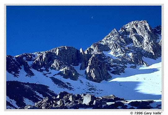 THE SIERRA, Rock, Snow and Sky