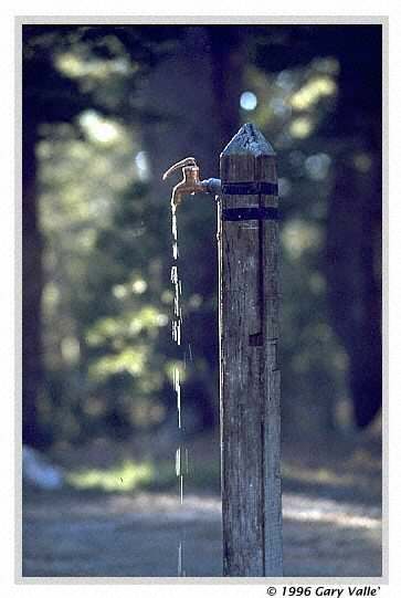 THE SIERRA, Tuolumne Meadows, The Water Faucet