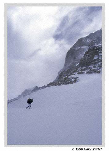 ROCK UPON ROCK, SNOW UPON SNOW, Strong Winds Nearing the Pass