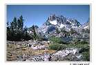 THE SIERRA, Banner Peak and Mt. Ritter