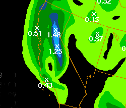 24 Hr. HPC QPF Ending 12z 04/07/01