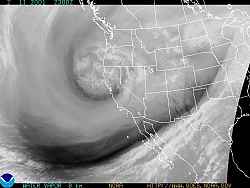 GOES-10 Water Vapor 02/11/01 2300z