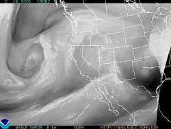 GOES-10 Water Vapor 02/16/01 1500z