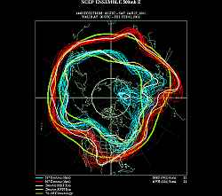 NCEP Ensemble Spaghetti Plots 144hr 01/27/01