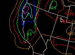 HPC 5 day Precip Forecast 12z Friday to 12z Wednesday 11/14/01