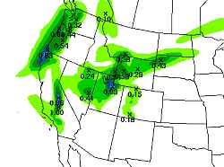 HPC QPF for 24 Hours Ending 01/28/02