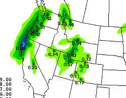 HPC QPF for 24 Hours Ending 01/28/02