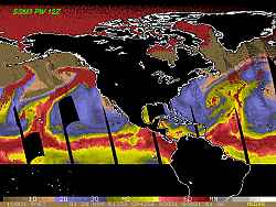 SSMI Precipitable Water 11/28/01 12z