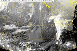 GOES-10 IR 02/12/03 1430z (6:30 am)