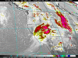 GOES-10 IR Satellite 12/25/03 2000z