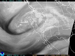 GOES-10 Water Vapor 11/09/03 1700z (9:00 am PST) 