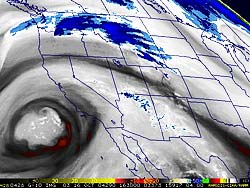 Upper Low Off California Coast 10/16/04