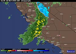 Intellicast Composite Radar 10/26/04 9:45 AM PDT