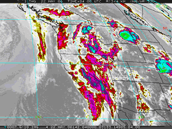 GOES-10 IR Satellite Image 5/21/06 9:00 PM PDT