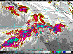 GOES-10 IR Satellite Image from 12/01/05 18:30z 10:30 AM PST