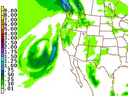 04/10/06 12z NAM Forecast 24 Hr. Precipitation 