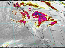 GOES-11 IR Image 