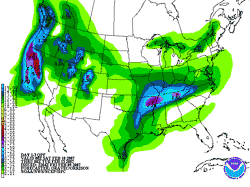 HPC 3-day Precipitation Forecast for the Period Ending 02/12/07 4:00 pm