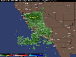 Intellicast Composite Radar 3:30 p.m. PDT 10/01/06