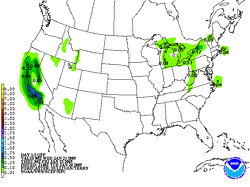 HPC QPF Forecast - 48 hrs. Ending 4:00 pm 01/22/09