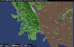 Intellicast.com Composite Radar - May 1, 2009 6:15 p.m. PDT