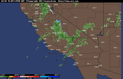 Intellicast Composite Radar Friday, October 31, 2008 - 9:30 a.m. PDT