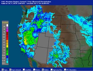 AHPS Precipitation Totals For the 7-day Period Ending 10/07/10 12z