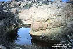 Pond on Rocky Peak, Feb 2001