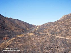 Upper Las Virgenes Canyon, October 16, 2005 (T+18)