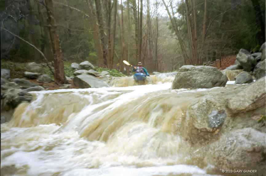 Steep, congested creeking, just below the put-in.