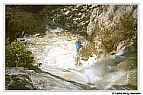 Below Royal Falls in Royal Gorge on Arroyo Seco.