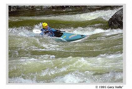 The Skykomish, Shredding A Wave At Boulder Drop