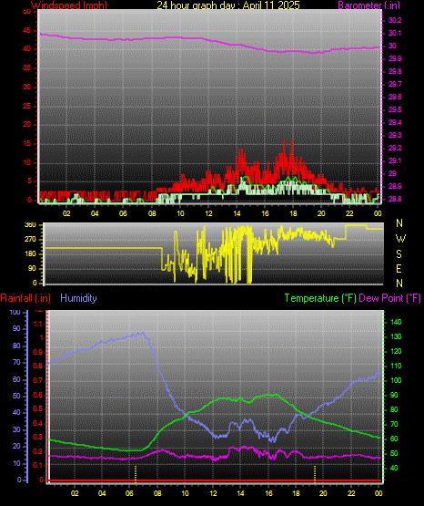 24 Hour Graph for Day 11